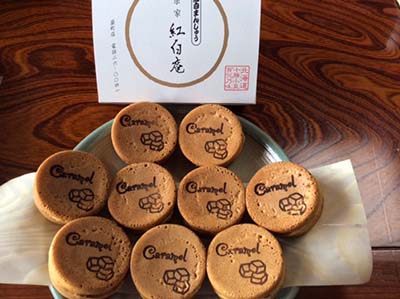 今川焼きに焼印