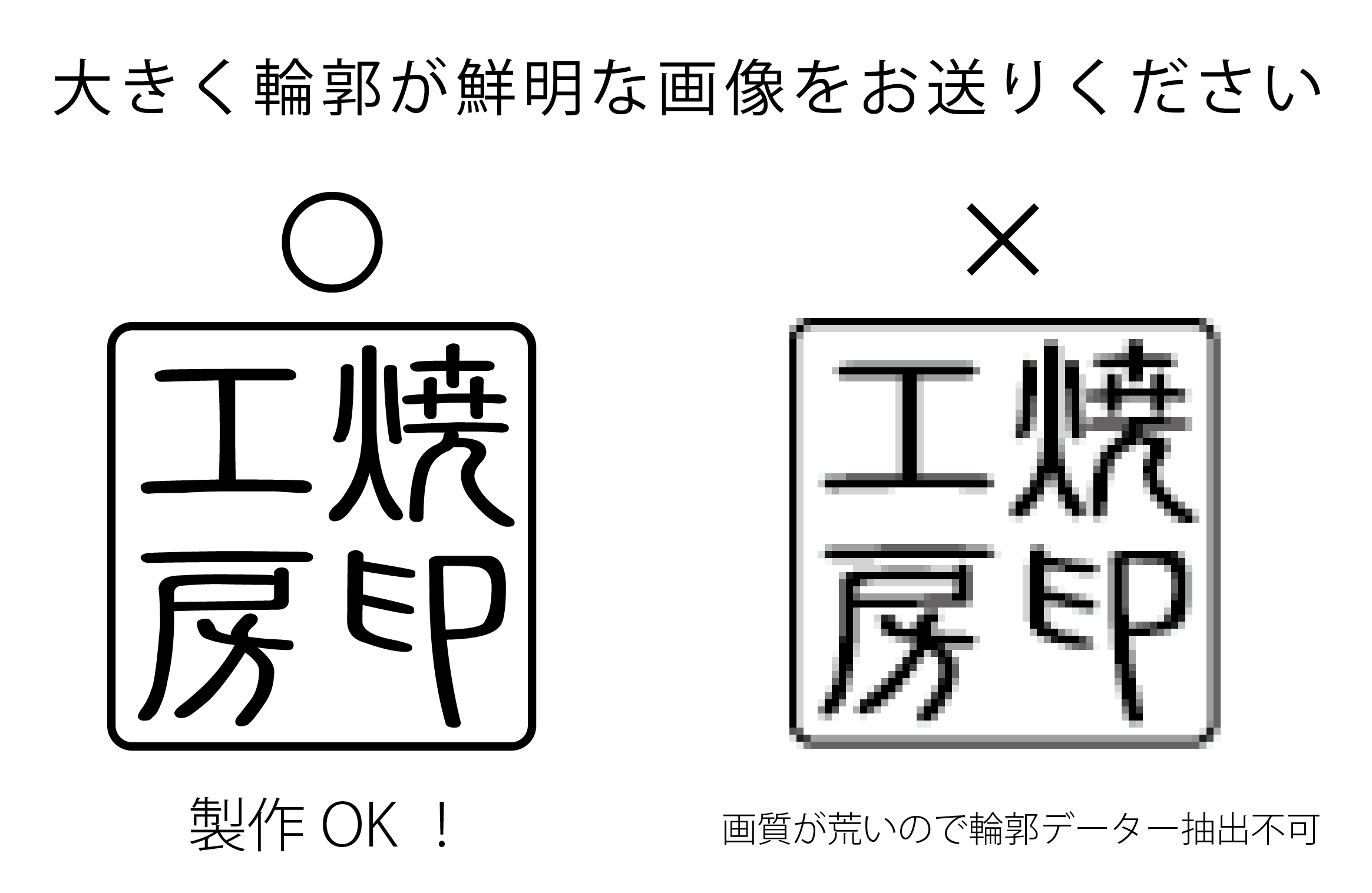 焼印データーの画質について