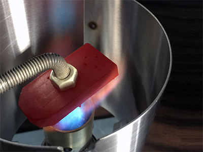 鋳鉄製直火式焼印用焼きごて用バーナー