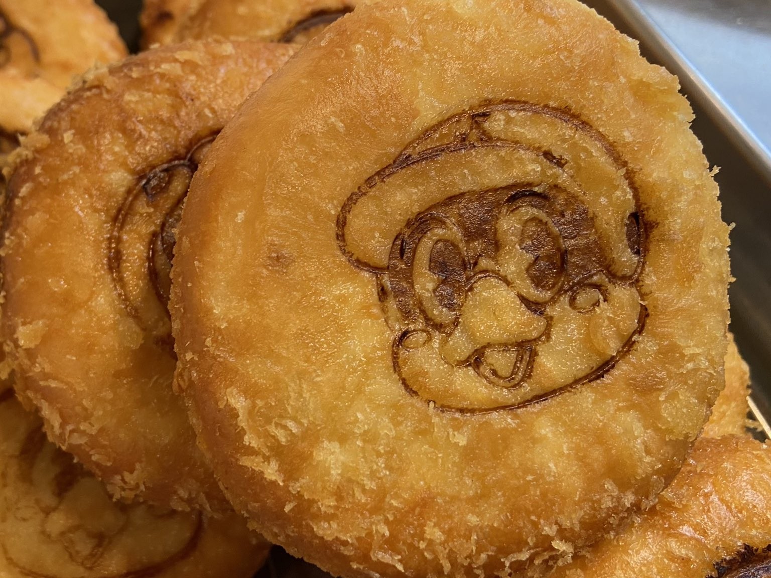 ベーグルに焼き印